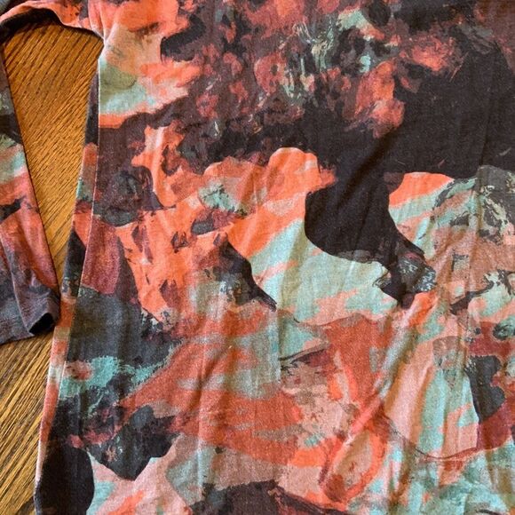 Soft Surroundings Embellished Tunic Multicolor Modal Art To Wear Lagenlook EUC - Picture 3 of 9